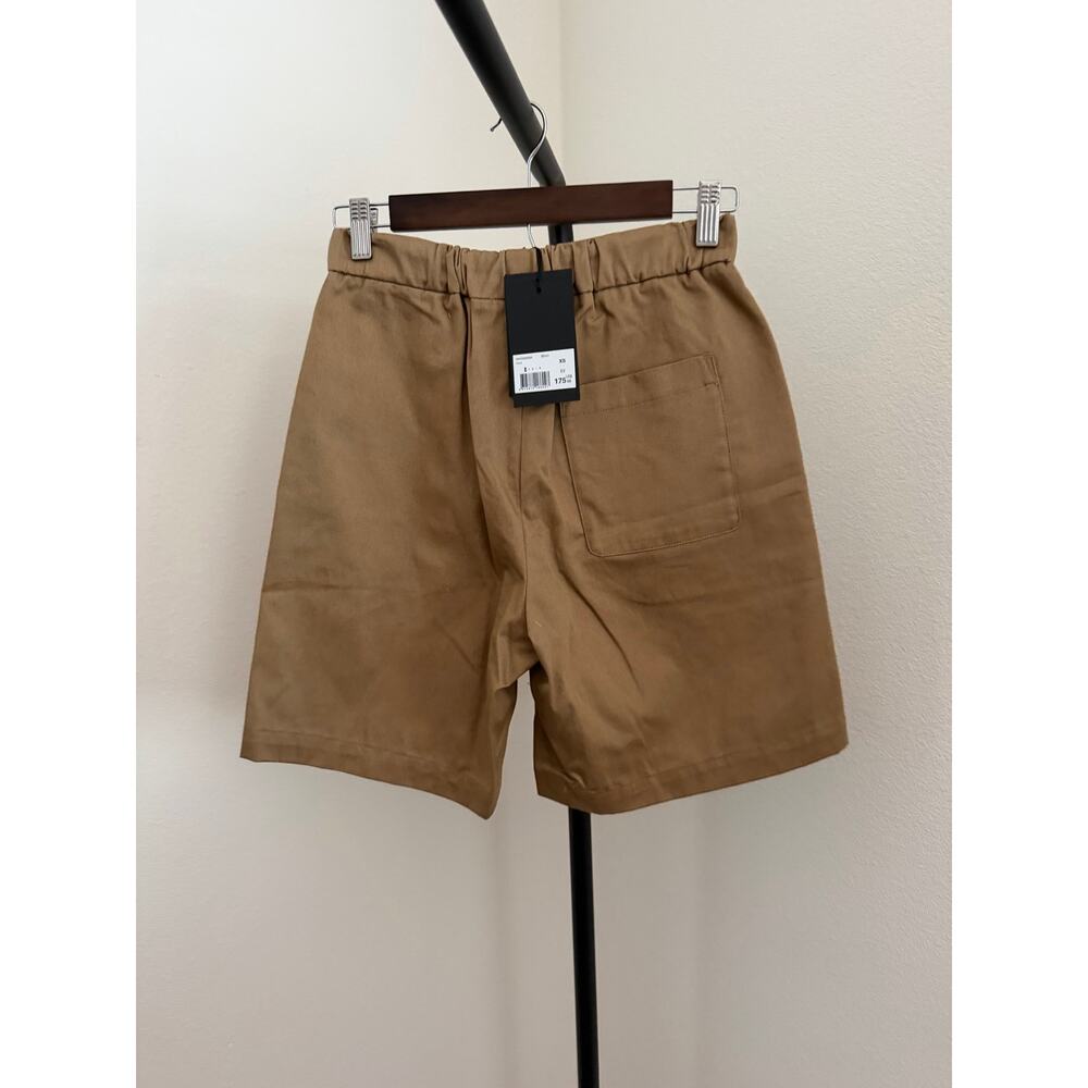 New the Kooples Memphis cotton loose fit shorts khaki XS - Picture 3 of 4